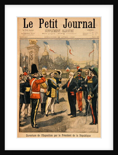 Opening of the Universal Exhibition of 1900 by the President of the Republic, Paris by French School