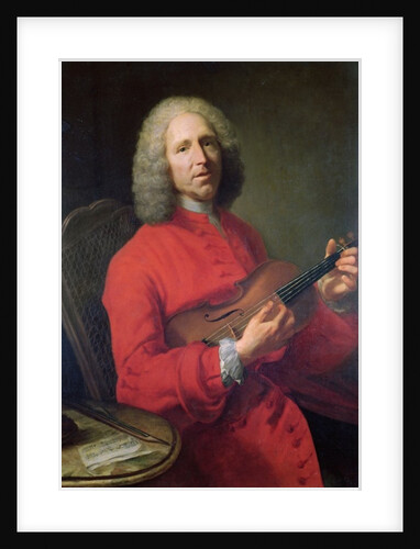 Jean-Philippe Rameau with a Violin by Jacques Andre Joseph Camelot Aved