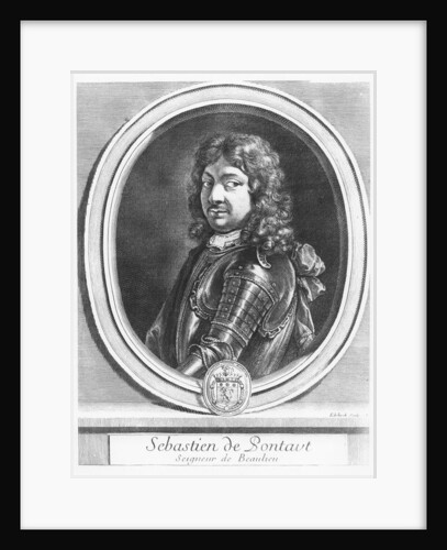 Sebastien de Pontault by Gerard Edelinck