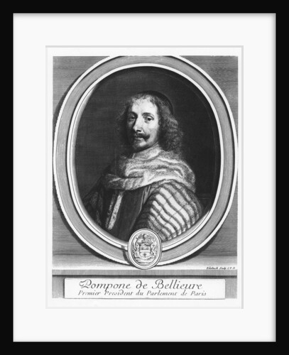 Pompone de Bellièvre by Gerard Edelinck