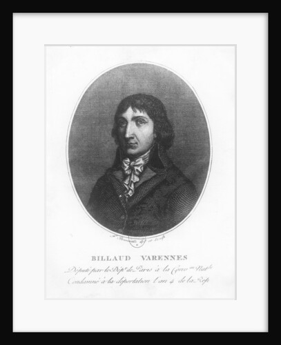 Jacques Nicolas Billaud-Varenne by Francois Bonneville