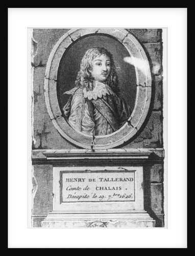 Henri de Talleyrand, Count of Chalais by French School