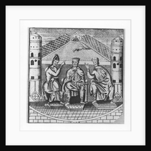 Charlemagne and his Advisers by School French