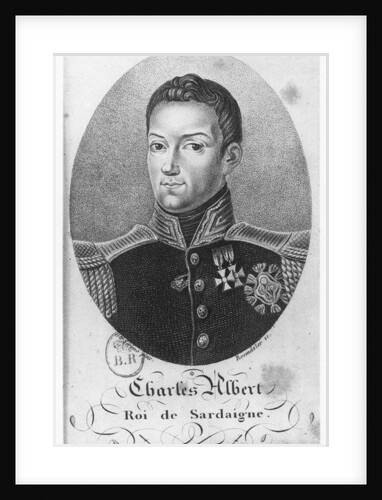 Charles Albert, King of Sardinia by French School