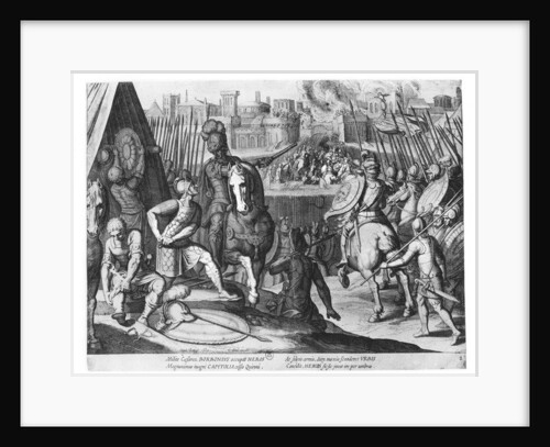 Charles III, Duke of Bourbon at the Sack of Rome in 1527 by Cornelis Boel