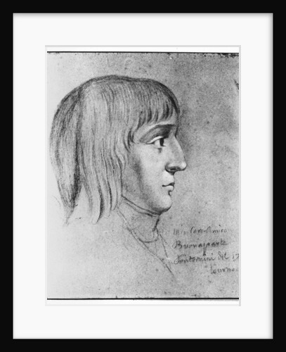 Napoleon Bonaparte, aged 16, 1785 by Pontornini Pontornini