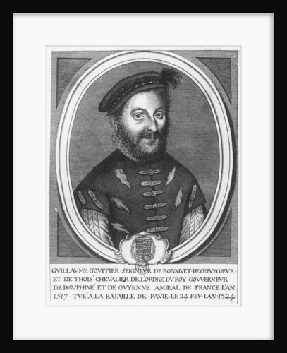 Guillaume Gouffier, Lord of Bonnivet by French School