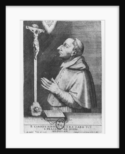 Charles Borromeo by Raphael I Sadeler