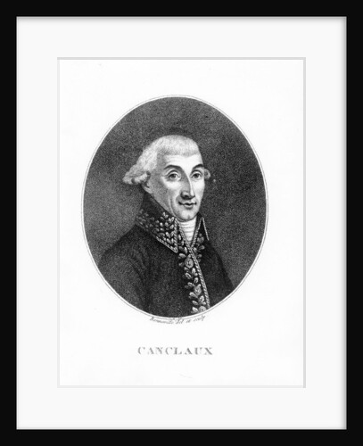 Jean Baptiste Camille de Canclaux by Francois Bonneville