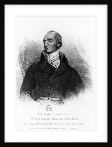 George Canning by William Thomas Fry