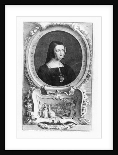 Portrait of Catherine of Aragon, 1743 by Jacobus Houbracken