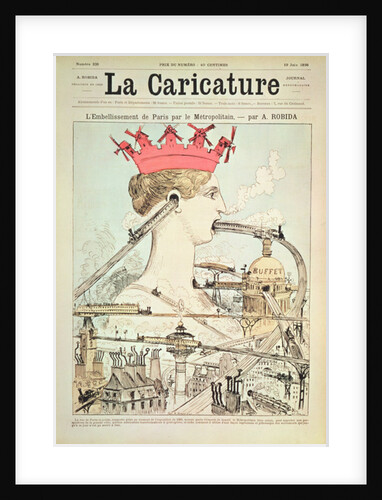 The Improvement to Paris by the Metro by Albert Robida