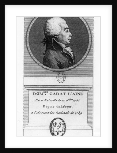 Dominique-Joseph, Comte de Garat by French School