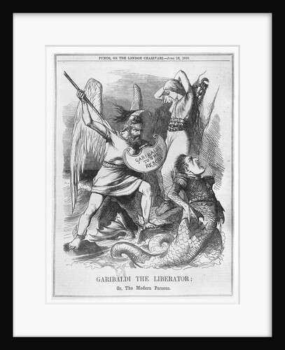 Garibaldi the Liberator, or The Modern Perseus by English School