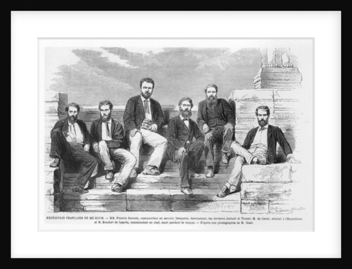 French expedition to the Mekong with Francis Garnier, 1868 by French School