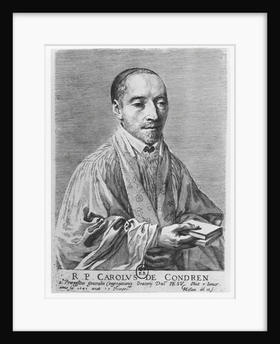 Charles de Condren by Claude Mellan