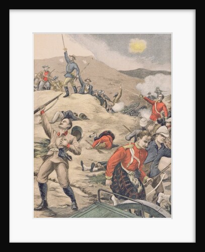 In Transvaal, the taking of an English battery by the Boers by Henri Rudaux