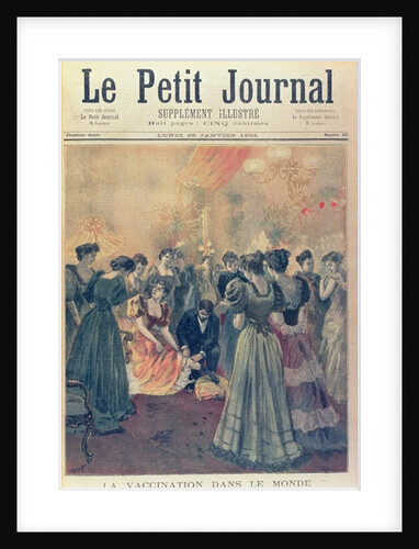 Vaccination at an Evening Reception During a Smallpox Epidemic by French School