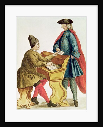 Playing the Venetian Lottery by Jan van Grevenbroeck