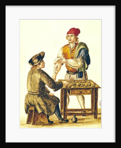 Venetian Tattooer by Jan van Grevenbroeck