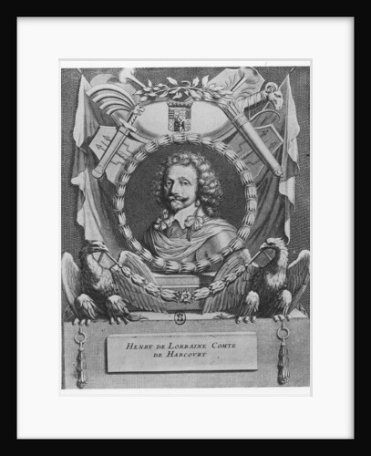 Henri de Lorraine, Comte d'Harcourt by Gerard Edelinck