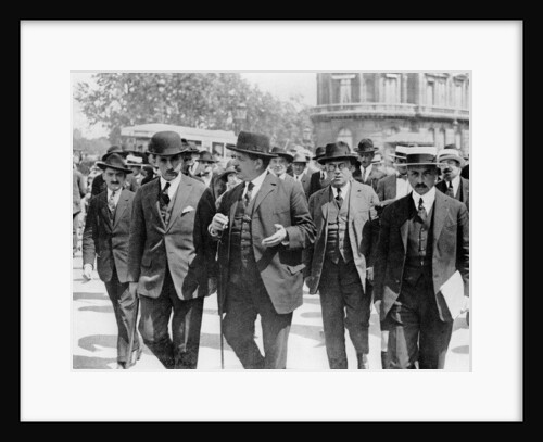 Édouard Herriot after the meeting of the Cartel des Gauches at the Palais d'Orsay, 7th June 1924 by French Photographer