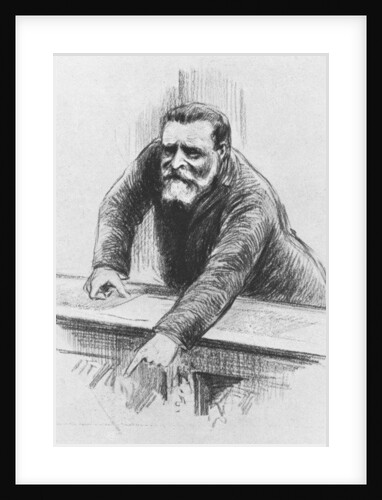 Jean Jaures in the Chamber of Deputies, June 1907 by Henri Rudaux