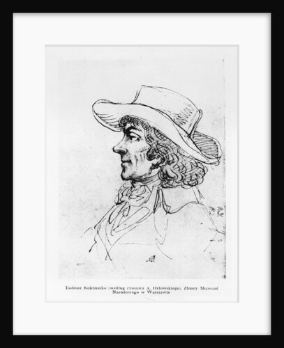 Andrzej Tadeusz Bonawentura Kościuszko by Alexander (1777-1832) Orlowski