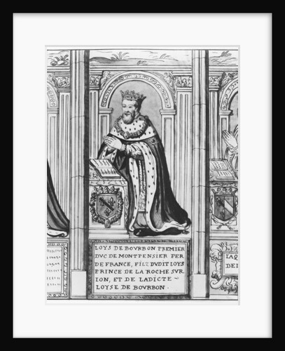 Louis II of Bourbon, Duke of Montpensier by French School