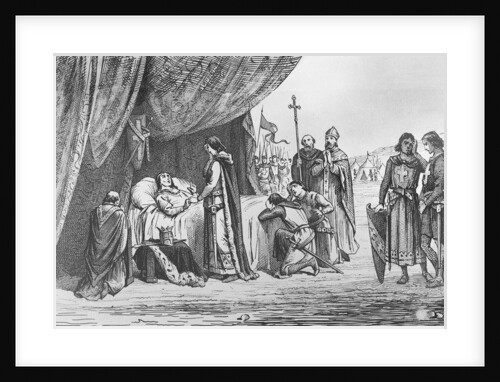 Death of Louis IX in 1270 by French School