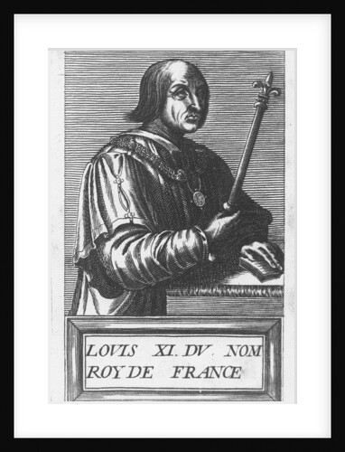 Louis XI, King of France by French School