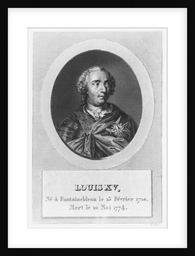 Louis XV, King of France and Navarre by French School