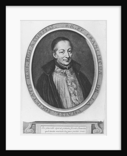 François d'Aix de la Chaise by Antoine Trouvain