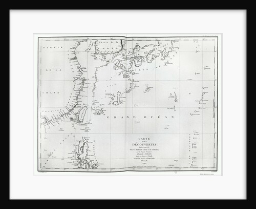 Map of the South China Sea by French School