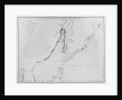 Map of the discoveries made in 1787 in the China Seas and Strait of Tartary by French frigates La Boussole and L'Astrolabe by French School