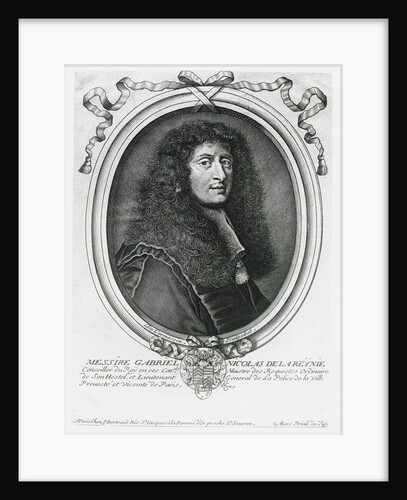 Gabriel Nicolas de la Reynie by Nicolas II de Larmessin