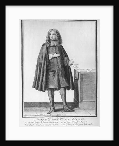 Claude Le Peletier by Nicolas Bonnart