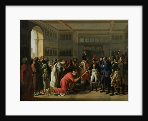 General Bonaparte Giving a Sword to the Military Chief of Alexandria, July 1798, 1808 by Francois Henri Mulard