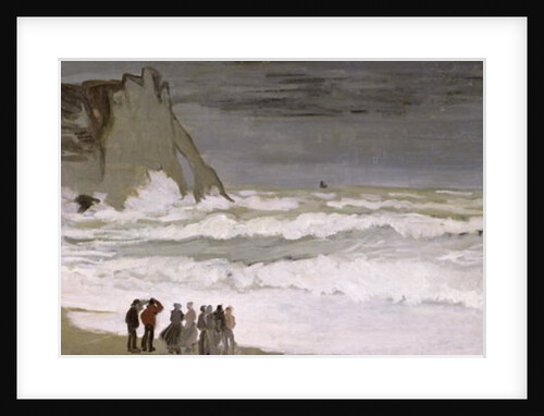 Rough Sea at Etretat, 1868-69 by Claude Monet