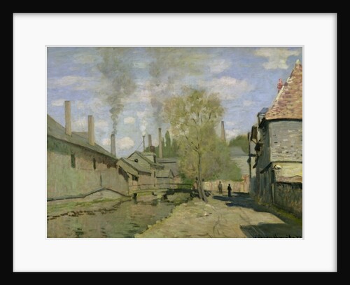 The Stream of Robec at Rouen, 1872 by Claude Monet