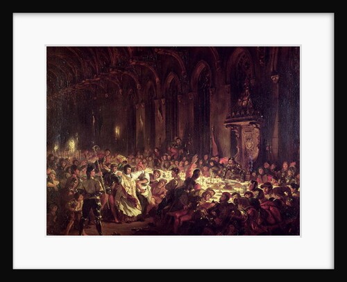 The Assassination of the Bishop of Liege, 1829 by Ferdinand Victor Eugene Delacroix