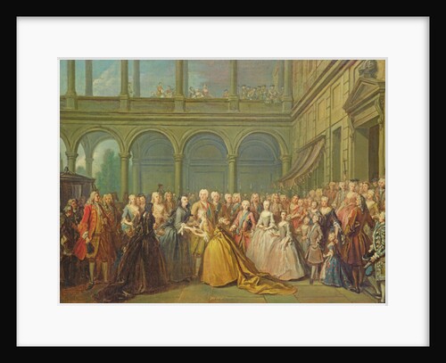 The Meeting at Neuhaus in Bohemia, 24th May 1737 by Louis de Silvestre