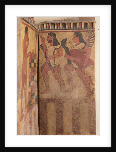The Campana Plaque, A Winged Genie Carries Off a Woman Accompanied by an Archer, c.550-525 BC by Etruscan