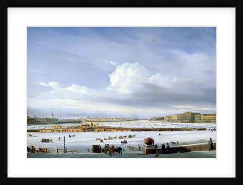 Driving on the Neva, 1854 by Aleksei Petrovich Bogolyubov