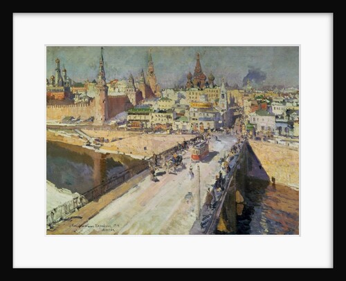 The Moskva River Bridge, 1914 by Konstantin Alekseevich Korovin