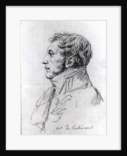 Portrait of Armand Augustin Louis. Marquis de Caulaincourt by Jacques Louis David