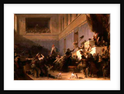 Francois Antoine Boissy d'Anglas Saluting the Head of the Deputy Jean Bertrand Feraud 1 Prairial An III 1830 by Alexandre Evariste Fragonard