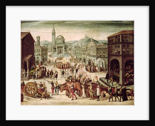 The Sack of Lyons by the Baron des Adrets April 1562 by French School
