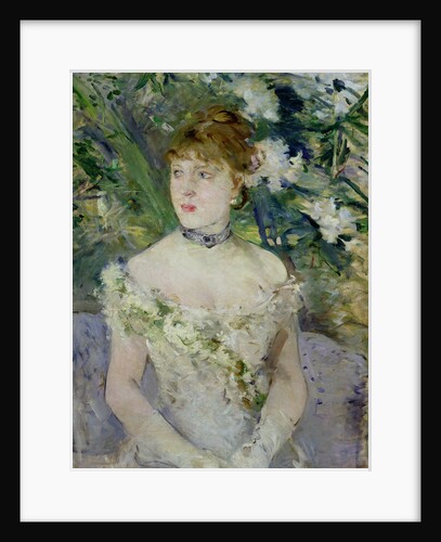 Young girl in a ball gown, 1879 by Berthe Morisot