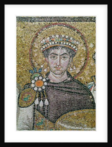 Emperor Justinian I, c.547 AD by Byzantine School